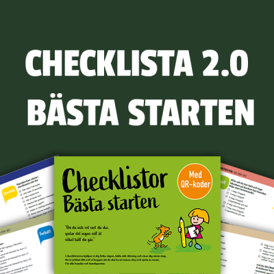 Bästa starten - checklistor 2.0 - digital med QR kod